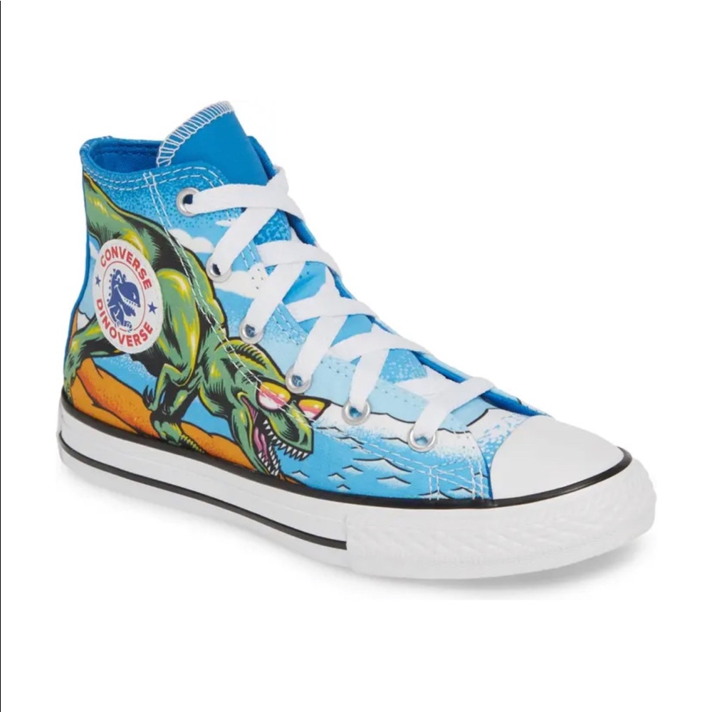 Converse Chuck Taylor All Star Dinoverse Sneakers Dinosaur Rex Surfer in a sz 3